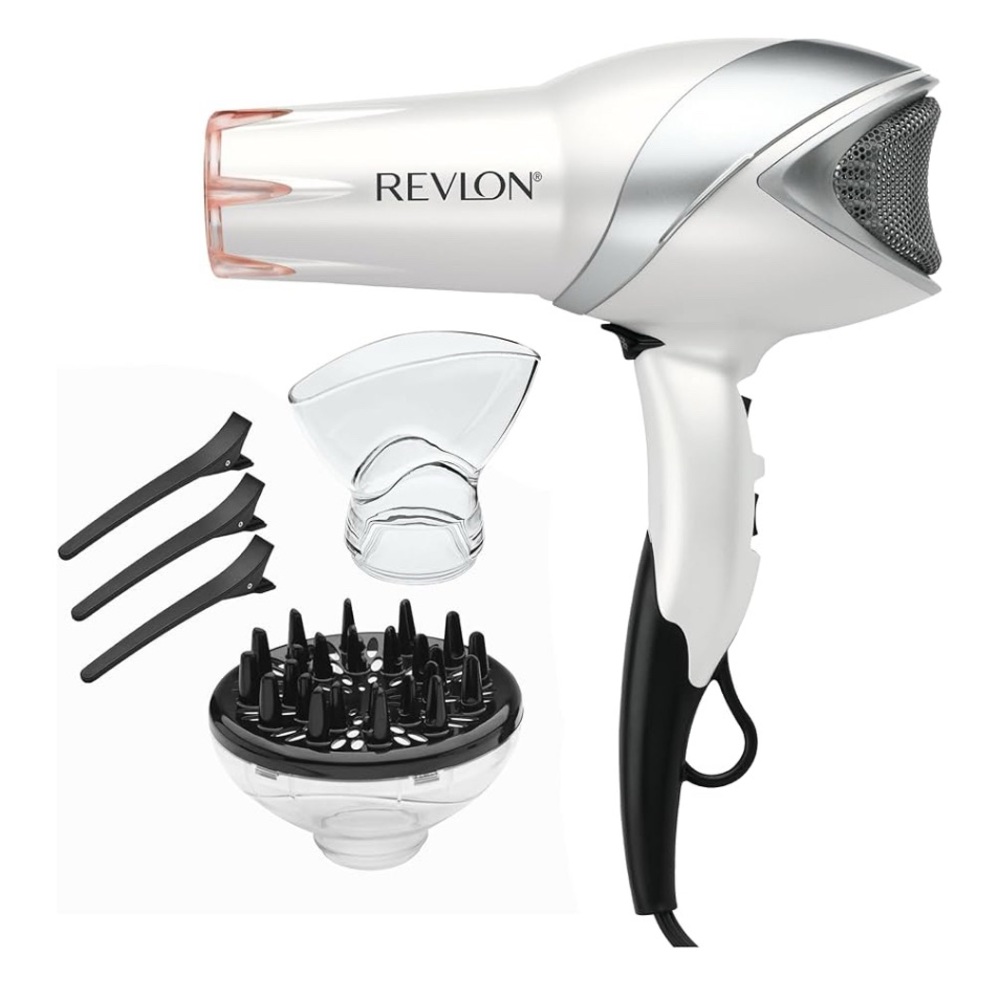 Revlon White and Black Hair Dryer Set